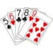 Straight poker hand